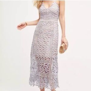 Anthropologie Elliatt lilac midi dress